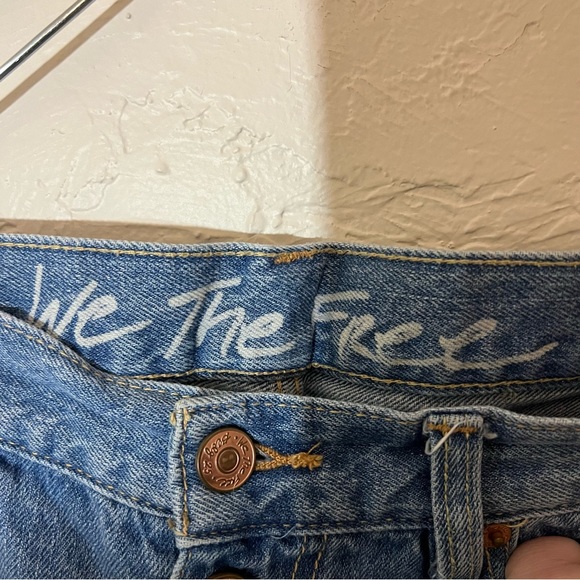 Free People We The Free Blossom Rigid Button Fly Skinny Jeans Sz 31 - Picture 5 of 6